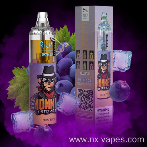 RandM Tornado 7000Puffs Flavors